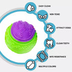 8 PCS Scooby-Doo Durable Squeaky Set Of Dog Balls For Teeth Cleaning Interactive