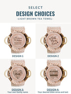 Bread Warmer & Basket Gift Set with Tea Towel - Mom Round