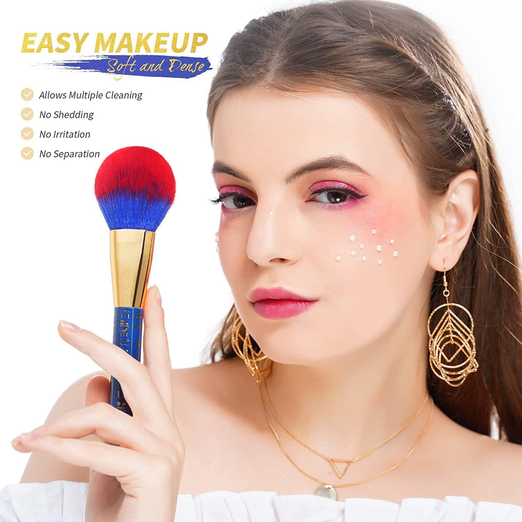 Makeup Brushes  19 Pcs Make up Brush Professional Synthetic Makeup Brush Set Kabuki Foundation Blending Face Powder Blush Concealers Eyeshadow Fan Make up Brushes Set, Ancient Egyptian Series