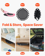 36" Kids Trampoline, 3FT Indoor Outdoor Trampoline, Foldable Mini Trampoline With Handle