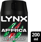 Lynx Africa 72 Hour Protection against Odour and Wetness Anti-Perspirant Deodorant Spray No Fuss Aerosol for All-Day Freshness 200 Ml Pack of 3 - Packaging May Vary