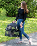 Pet Gear View 360 Pet Safety Carrier & Car Seat for Small Dogs & Cats Push Button Entry