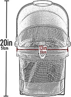 Pet Gear No-Zip View 360 Pet Safety Carrier & Car Seat for Small Dogs & Cats Push Button Entry, View 360 20-Inch, Navy