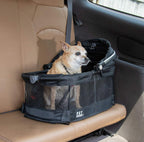 Pet Gear View 360 Pet Safety Carrier & Car Seat for Small Dogs & Cats Push Button Entry