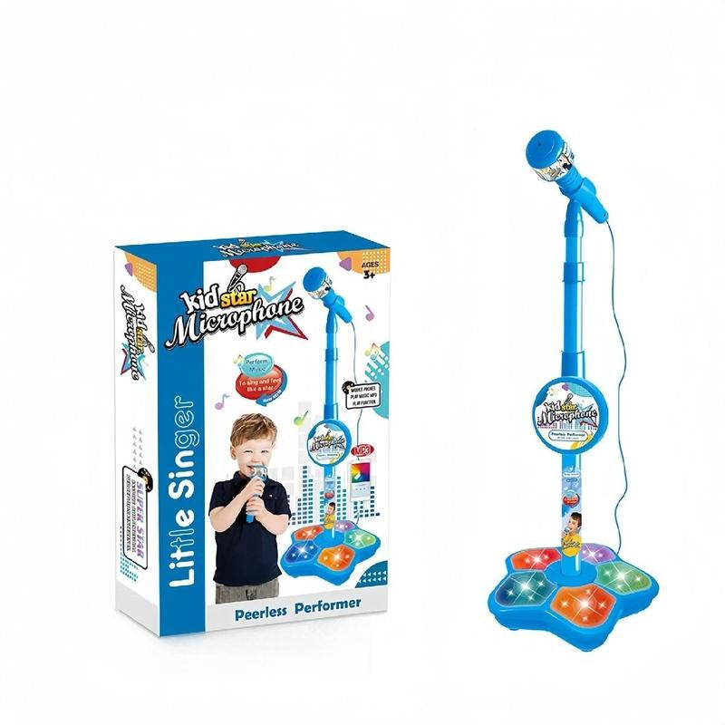 Microphone Toy, Karaoke Machine Toy with Light, Singing Machine Toy, Music Toy for Kids, Birthday Gift for Girls