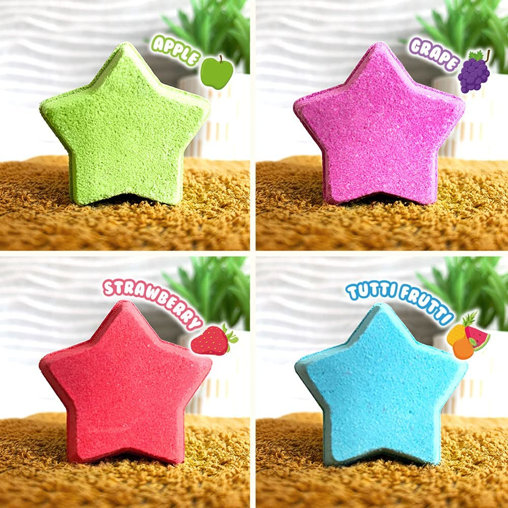 ZIMPLI - 20 X Baff Bombz Mega Pack, Create a Colourful, Fizzing, Bathtime Adventure, Bath Bomb Fizzers Gift Set, Birthday Gift for Kids