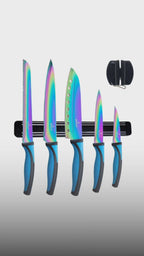 Kitchen Knife Set - Titanium Coated Blades