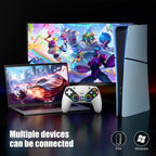 Tiktokshopblackfriday Anti-Drift Calibration Guide Christmas Gift Wireless Gaming Controller Pro for PS5 with LED RGB Light– Compatible with Playstation 5,Dual Vibration, Motion Sensing, Programmable Buttons & 1000Mah Fast-Charging Battery