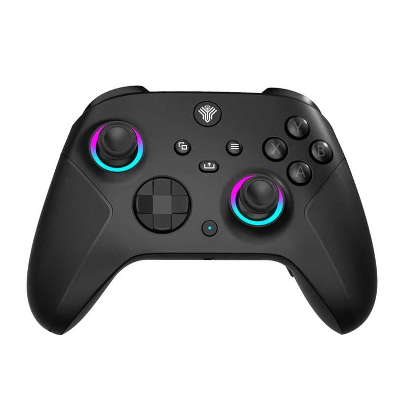 YUYIU Wireless Controller for Xbox Series X/S, Xbox One, Windows PC with 3.5Mm Audio Jack, 1000Mah Battery, Dual Vibration, Turbo, Programmable Joystick, RGB Lighting, Type-C Charging Cable, Obsidian Gaming Console