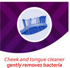 Zig Zag Medium Manual Toothbrush - Multi Angle Cross Bristles with Flexible Neck for Gum Comfort - 3 Count (Pack of 1)