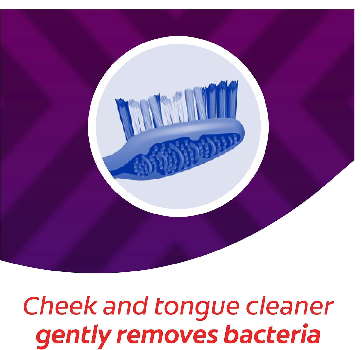 Zig Zag Medium Manual Toothbrush - Multi Angle Cross Bristles with Flexible Neck for Gum Comfort - 3 Count (Pack of 1)