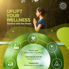 Digestive Health Trio 10.59 oz (300 gm) | Includes Mint Leaf Whole, Lemongrass Fine Cut & Senna Herbal Tea Leaf Whole