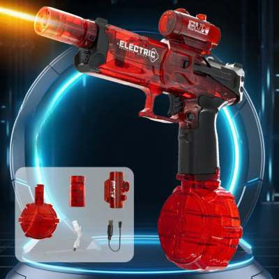 Fire Rat Electric Water Pistol Cool Light Full Automatic Water Spray Gun Summer