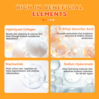 Natural Organic Anti Ageing Products VC Vitamin C Facial Skincare Cream Serum Cleanser 5 Pieces Skin Care Set Skin Care Gift Kit