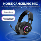 HP | Gaming Headset with Microphone, Wired over Ear, Noise Cancelling, LED Light, Compatible with PS4, PS5, Xbox One, Nintendo Switch, Laptop - Audio