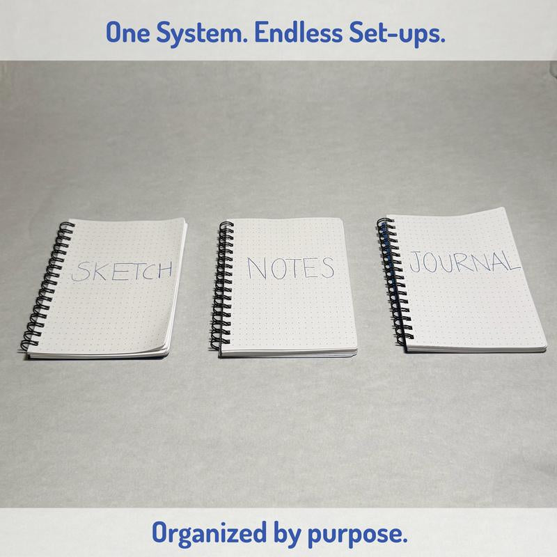 Sketchstak│Starter Pack of 2 - Modular Magnetic Book System