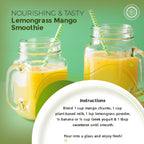 Digestive Health Trio 10.59 oz (300 gm) | Includes Mint Leaf Whole, Lemongrass Fine Cut & Senna Herbal Tea Leaf Whole