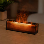 Lava Humidifier Colorful Flame Aromatherapy Home Ambience USB Plug-in Simulation Flame Humidifier