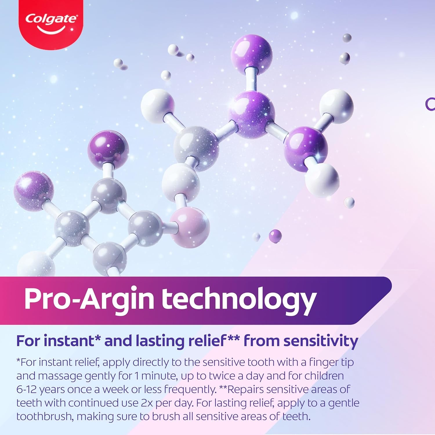 Sensitive Instant Relief Repair + Gentle Whitening Toothpaste | Instant* and Long-Lasting** Sensitivity Relief | Protective Layer with Calcium** | Fluoride Toothpaste | 4 Pack, 75Ml Tubes