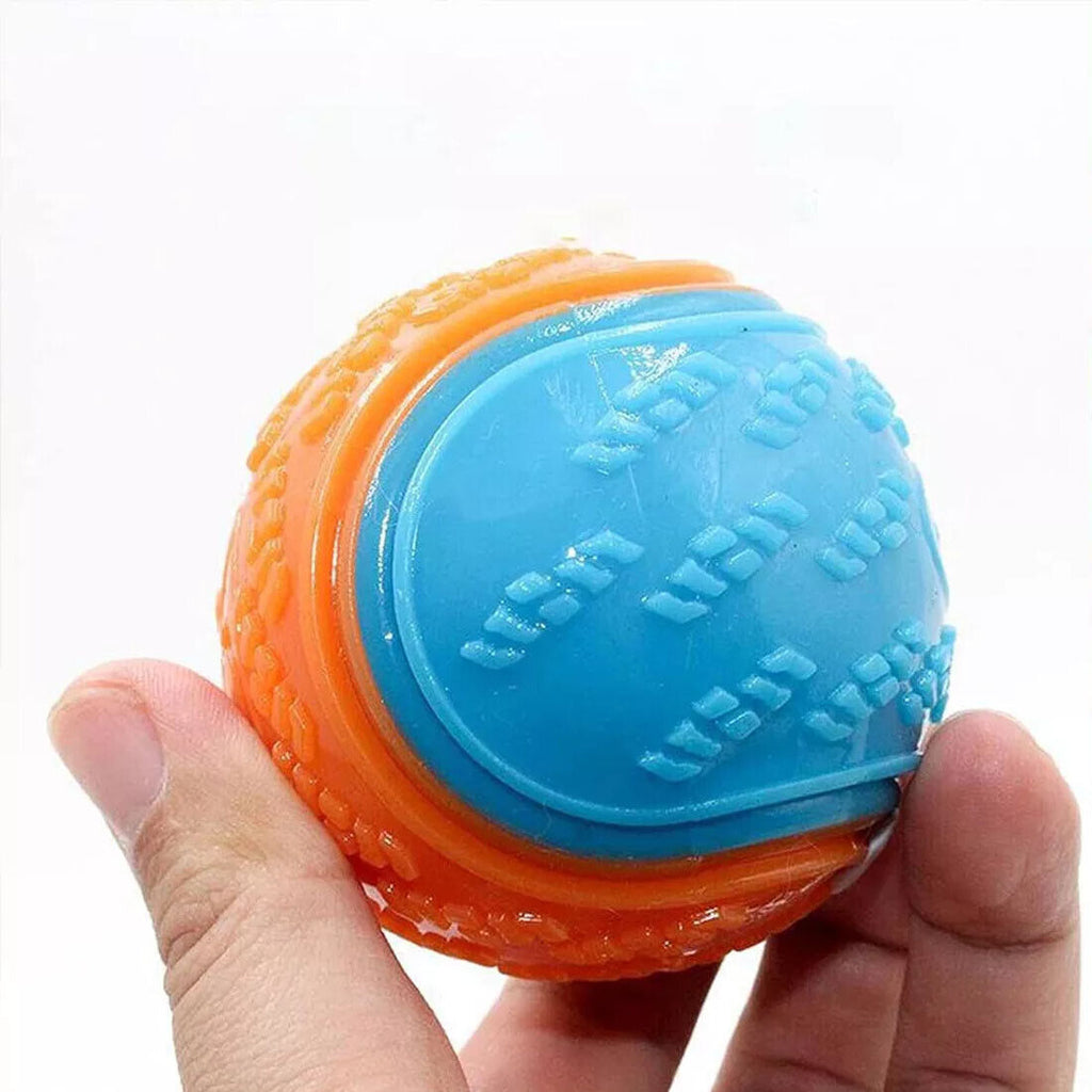 8 PCS Scooby-Doo Durable Squeaky Set Of Dog Balls For Teeth Cleaning Interactive