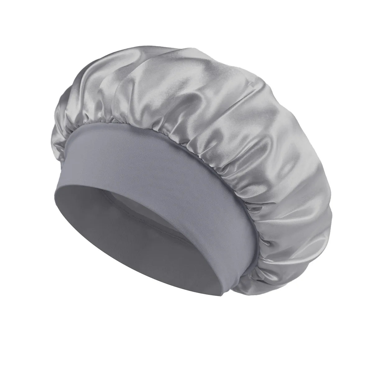 1PC Women's Satin Solid Bonnets