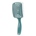 1Pcs Elastic Massage Comb Hollow Out Hair Brush Scalp Massage Comb