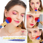 Makeup Brushes  19 Pcs Make up Brush Professional Synthetic Makeup Brush Set Kabuki Foundation Blending Face Powder Blush Concealers Eyeshadow Fan Make up Brushes Set, Ancient Egyptian Series