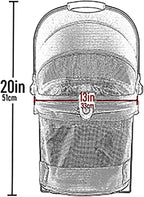 Pet Gear View 360 Pet Safety Carrier & Car Seat for Small Dogs & Cats Push Button Entry