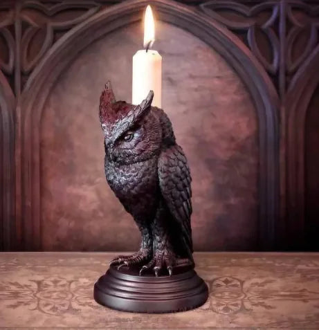 Magical Owel Candle Holder