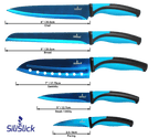 Kitchen Knife Set - Titanium Coated Blades