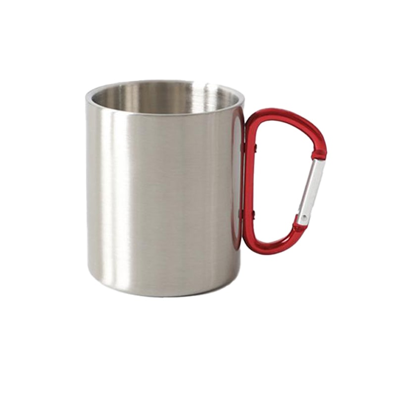 Stainless Steel Carabiner Mug 10oz