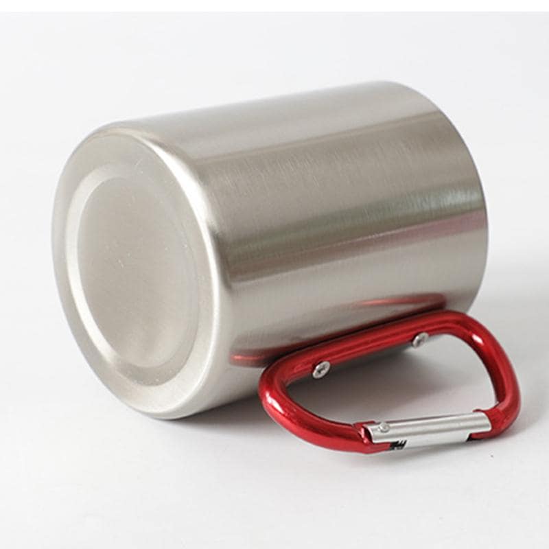 Stainless Steel Carabiner Mug 10oz