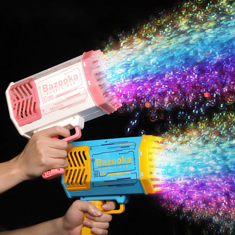 Bubble Machine Gun Automatic Blower With Light Toys For Kids