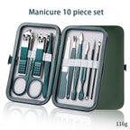 6-9 Pcs Manicure Set With Leather Case Professional Gift set