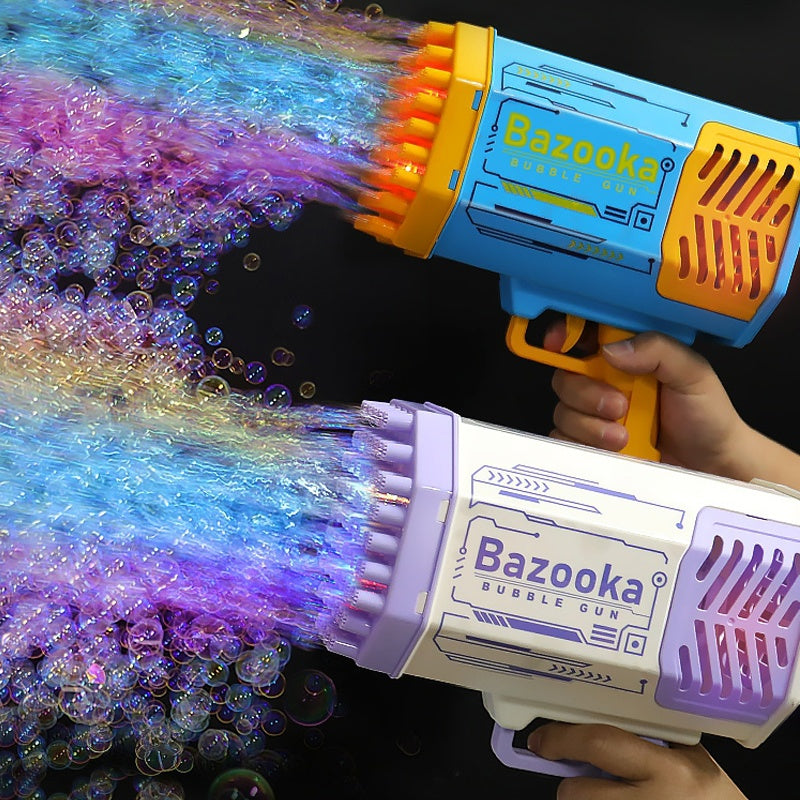 Bubble Machine Gun Automatic Blower With Light Toys For Kids