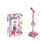 Microphone Toy, Karaoke Machine Toy with Light, Singing Machine Toy, Music Toy for Kids, Birthday Gift for Girls