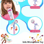 Microphone Toy, Karaoke Machine Toy with Light, Singing Machine Toy, Music Toy for Kids, Birthday Gift for Girls