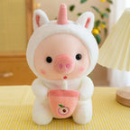 Milk Tea Plush Pig Girls Toy