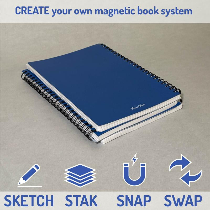 Sketchstak│Starter Pack of 2 - Modular Magnetic Book System