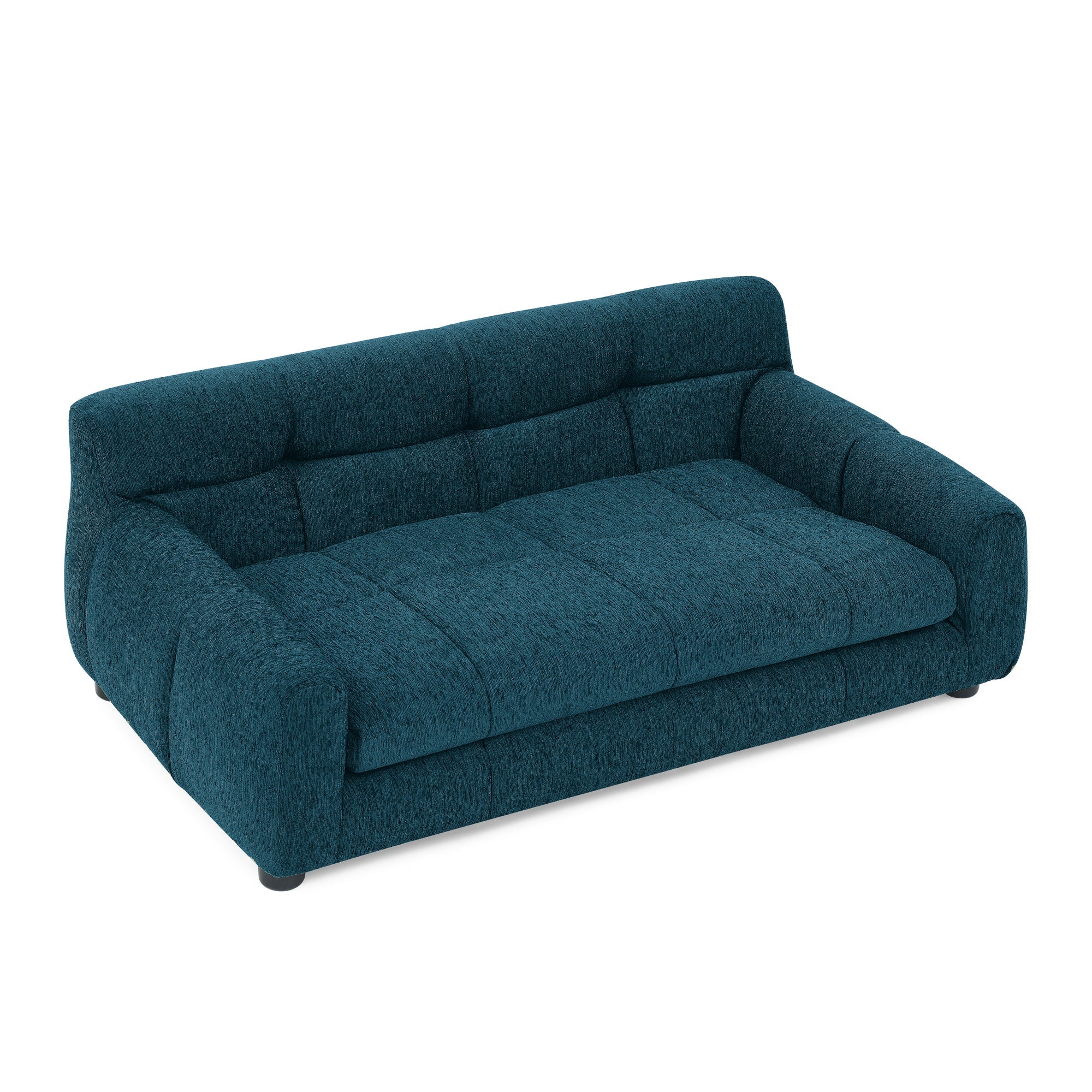 Soft and comfortable pet sofa with backrest and armrests