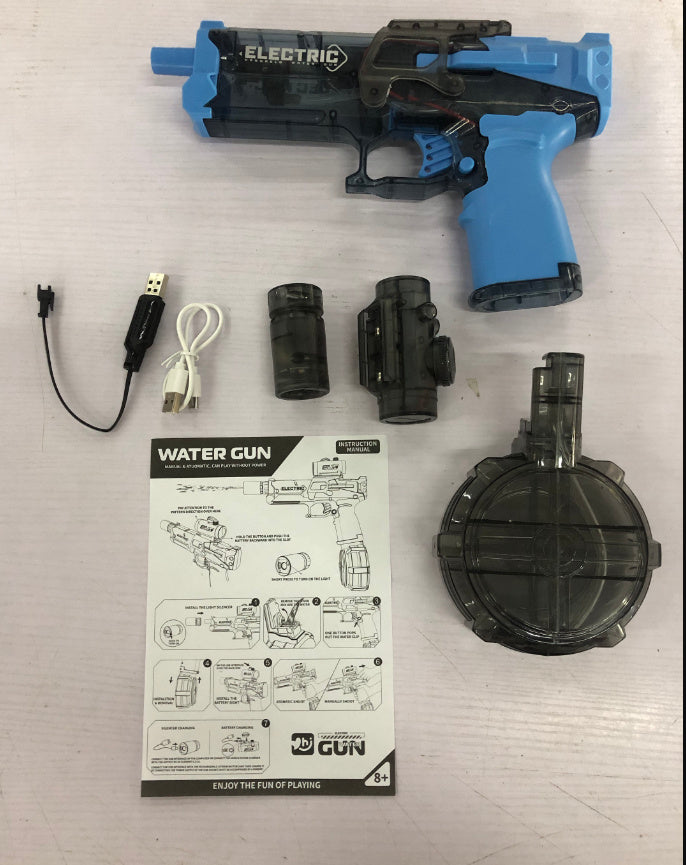 Fire Rat Electric Water Pistol Cool Light Full Automatic Water Spray Gun Summer