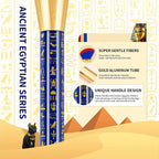 Makeup Brushes  19 Pcs Make up Brush Professional Synthetic Makeup Brush Set Kabuki Foundation Blending Face Powder Blush Concealers Eyeshadow Fan Make up Brushes Set, Ancient Egyptian Series