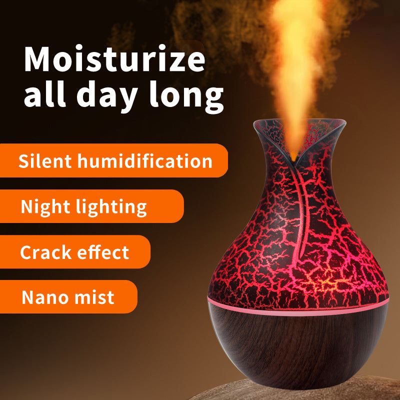 Starry Sky Crack Vase Humidifier