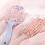 1Pcs Elastic Massage Comb Hollow Out Hair Brush Scalp Massage Comb
