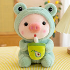 Milk Tea Plush Pig Girls Toy
